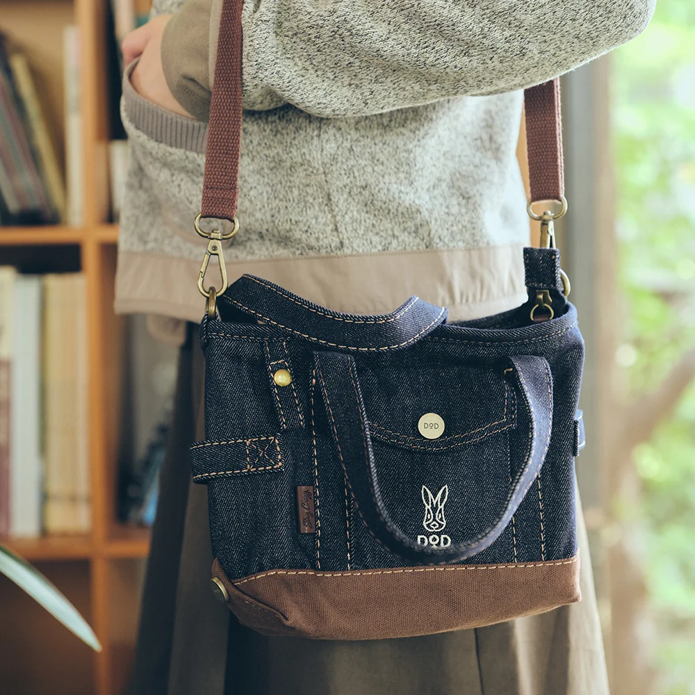 Work Cotton 牛仔 迷你 托特袋 (4L)(INDIGO)