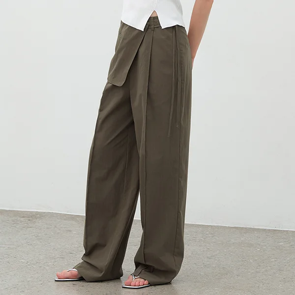 SKIRT BAG LAYERED PANTS(PT-5648)_2Colors
