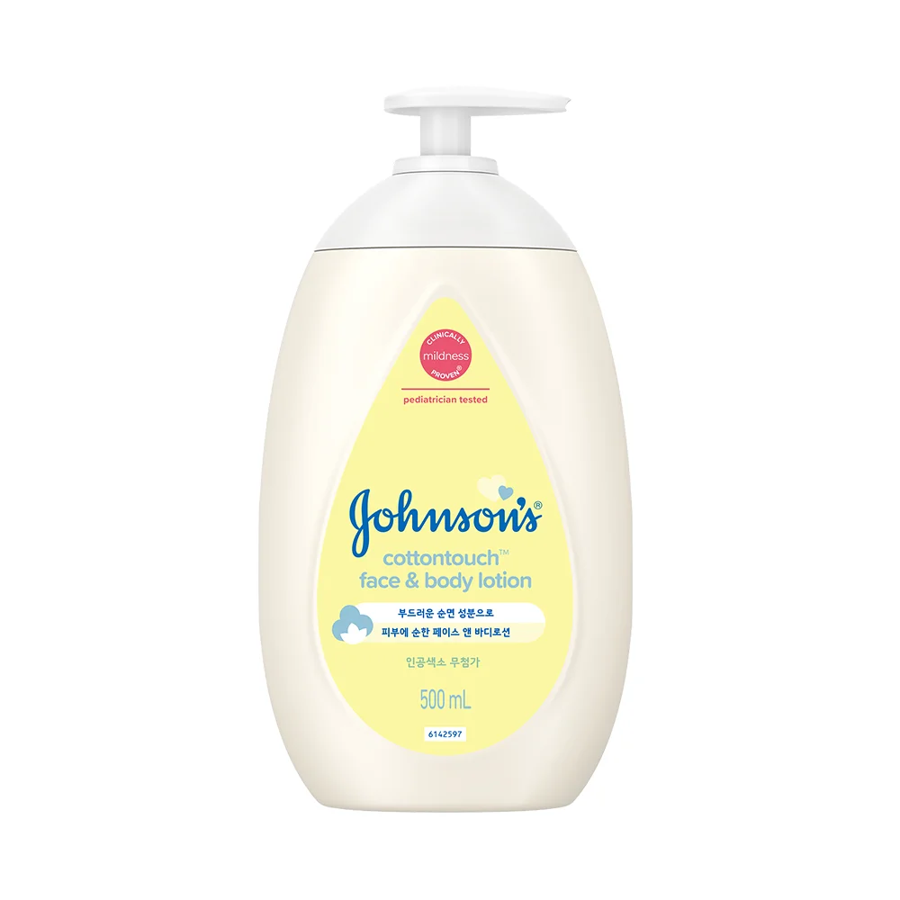 Johnson's 棉感 臉部 & 身體乳 500ml