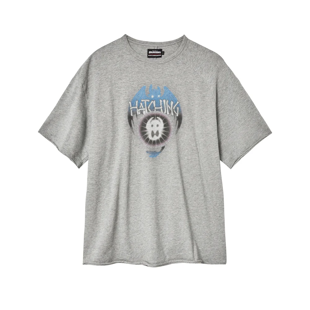 Hatching Dragon Tee M.Grey