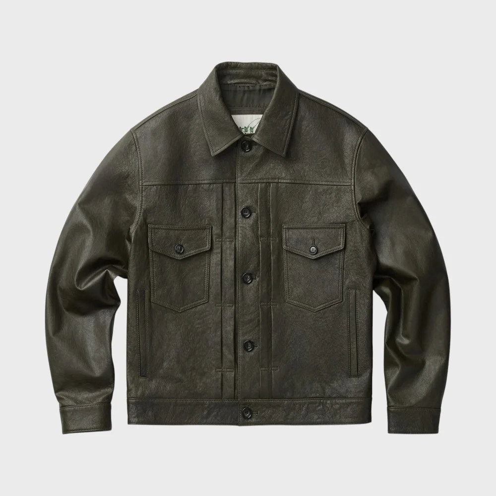 Vegetable 皮革 Trucker AHUDM26301KHX