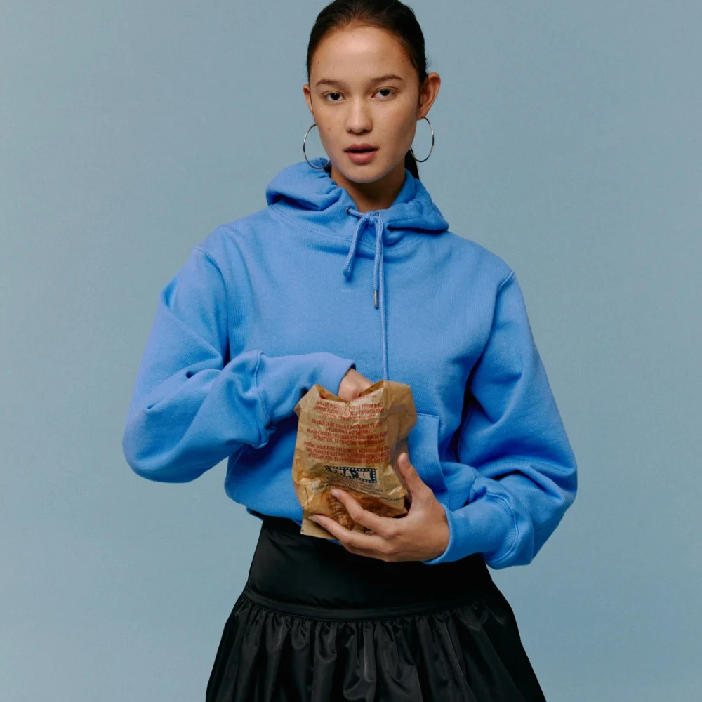 UNISEX ERA HEAVY HOODIE - BLUE