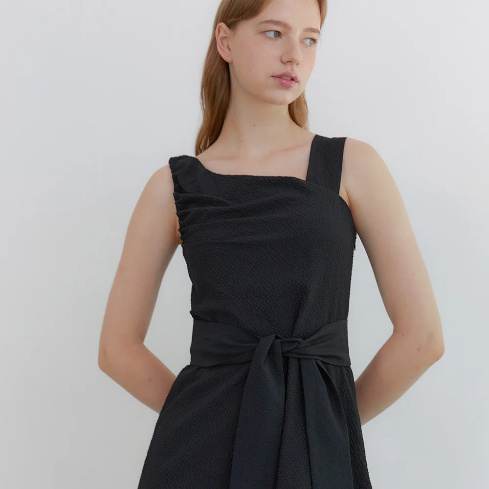 Asymmetric Sleeveless Dress
