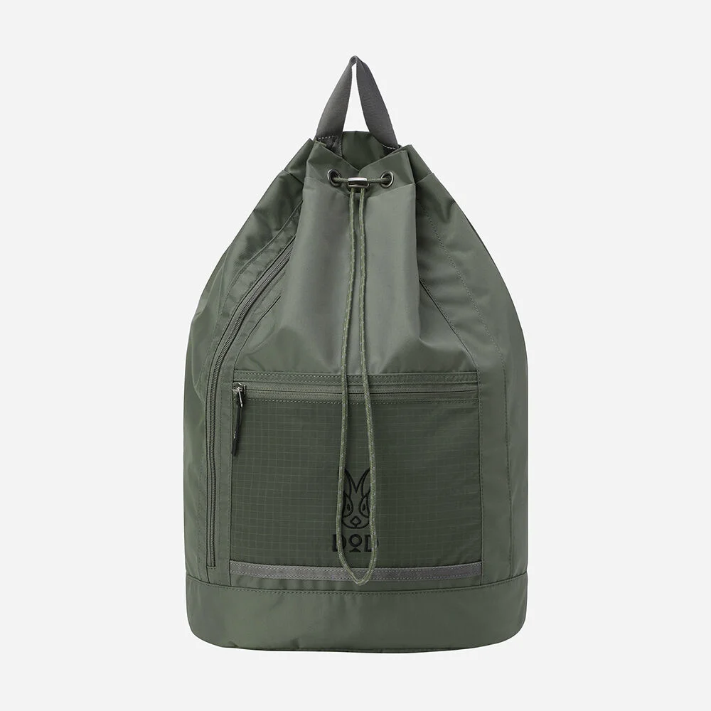 網格 輕量 束繩 背包((25L)(KHAKI)