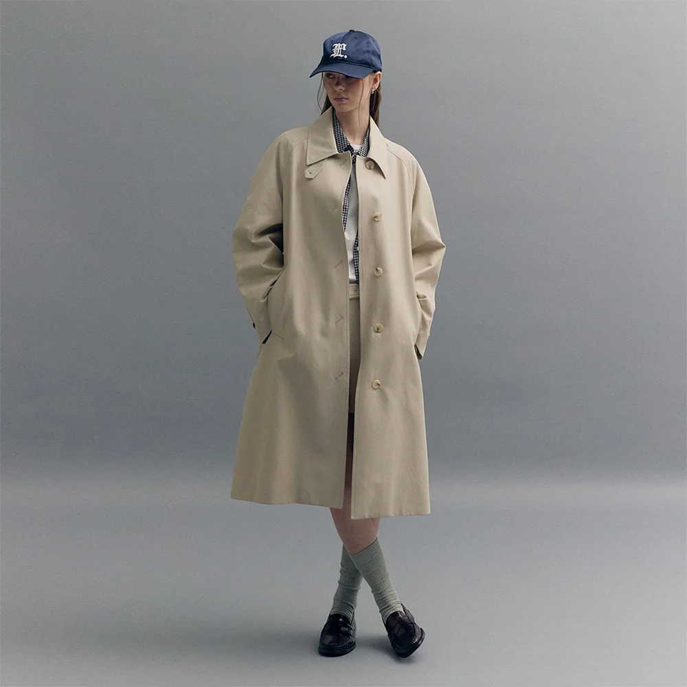 RAGLAN SLEEVE TRENCH COAT (ecru)