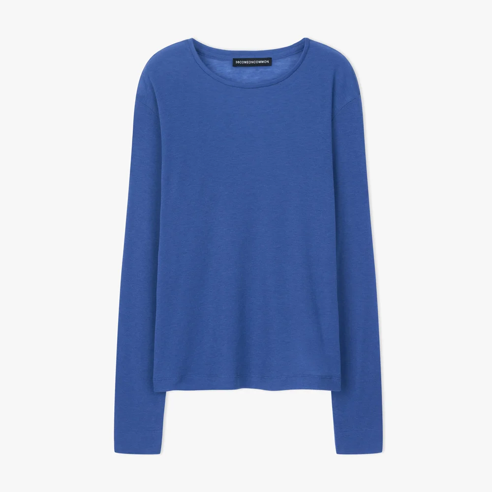 Sheer Touch Long Sleeve (Blue)