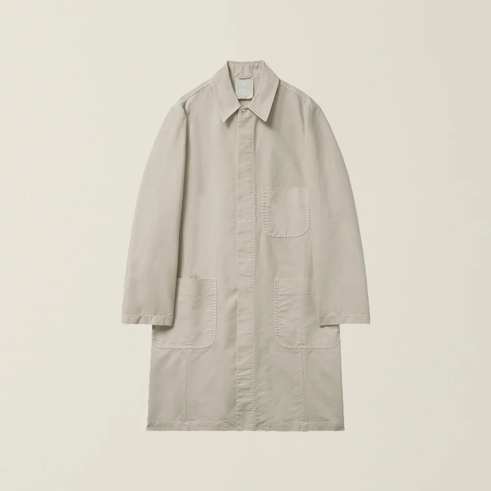 PICK STITCH COAT BEIGE