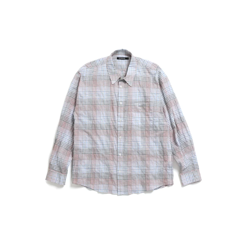 Classic Shirt Multi Check White