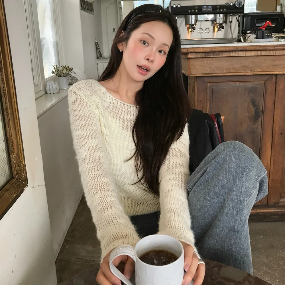 Halen Alpaca Boat Knit - Ivory