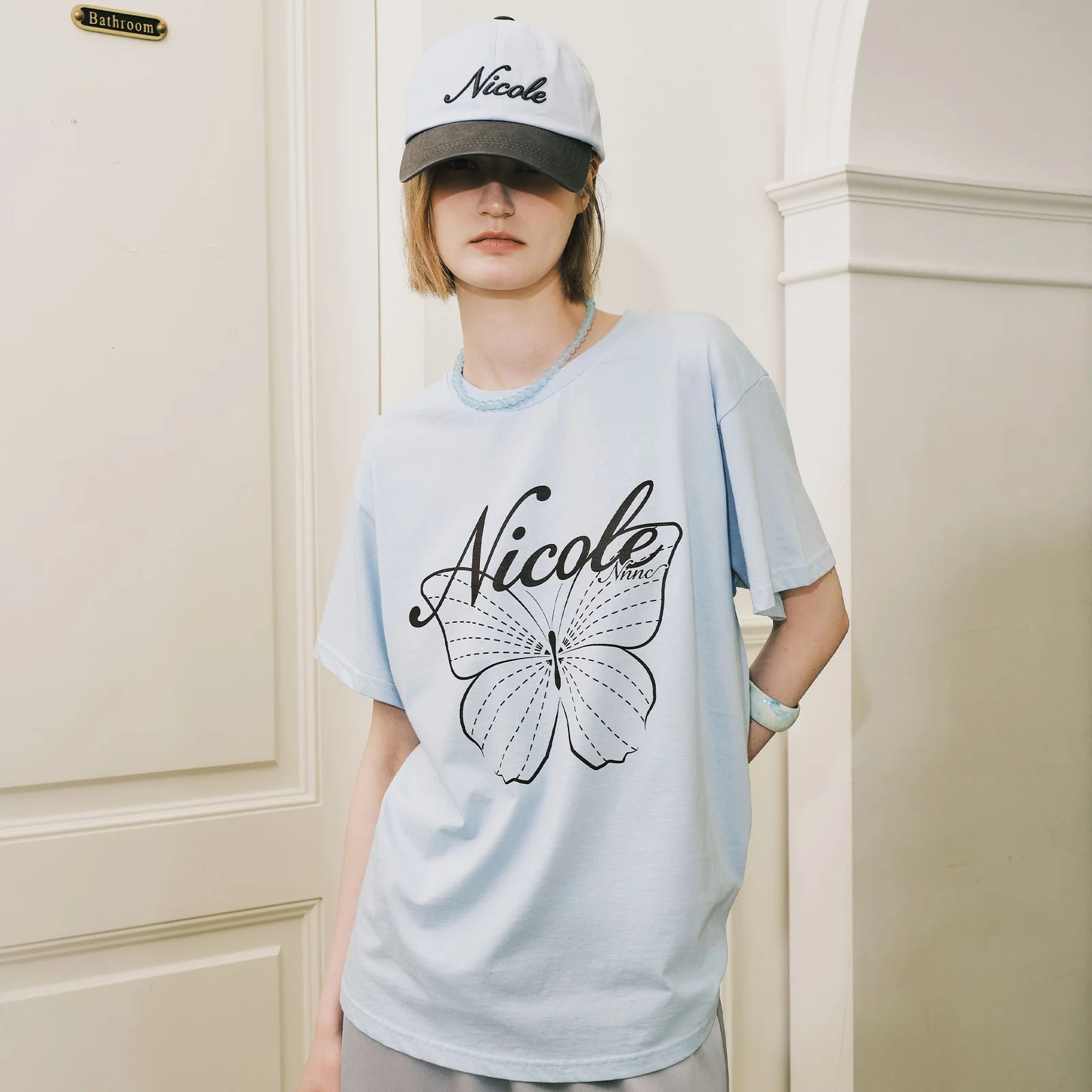 NICOLE BUTTERFLY SLEEVE TOP_SORA BROWN