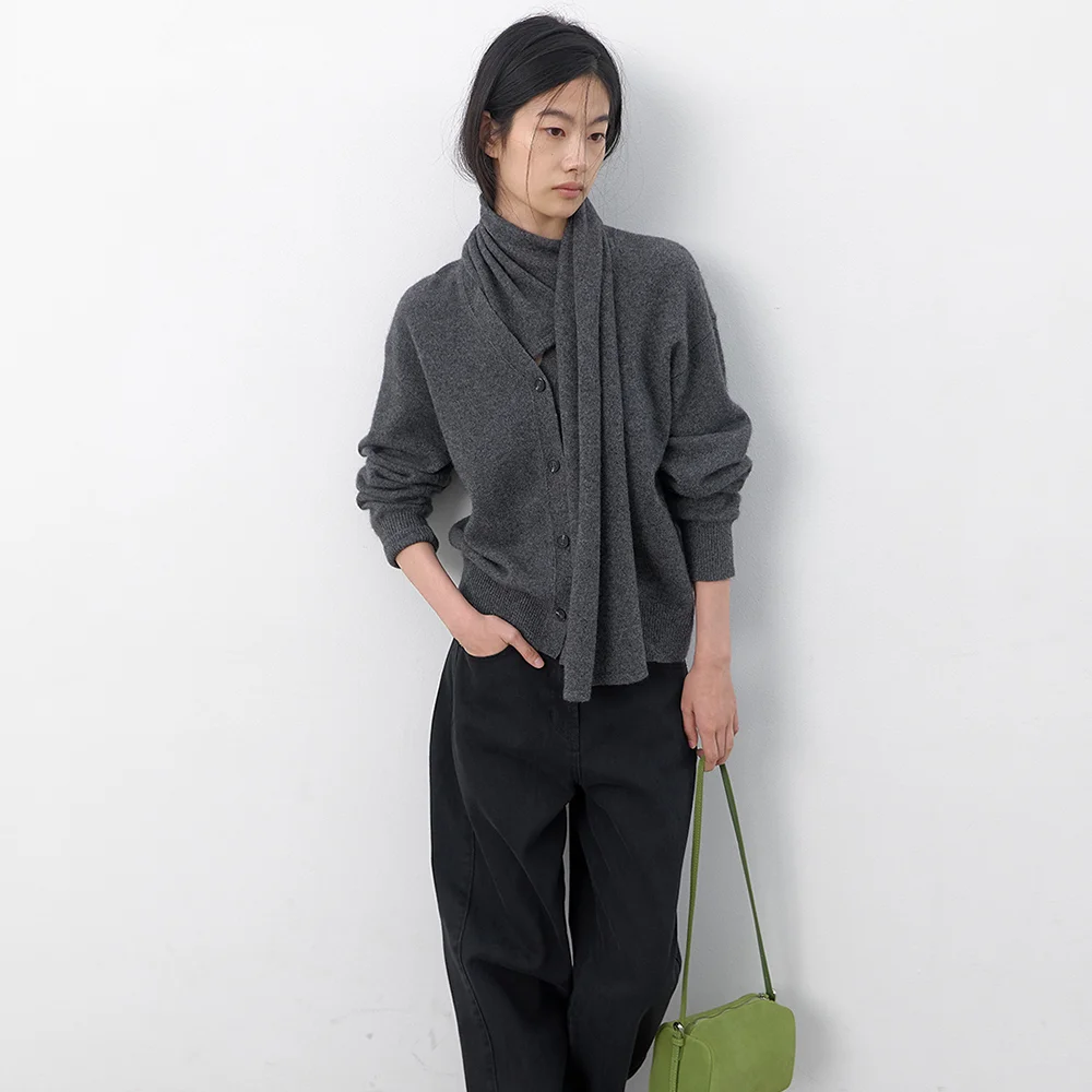 YAK BLENDED MUFFLER SET CARDIGAN S(CD-2235)
