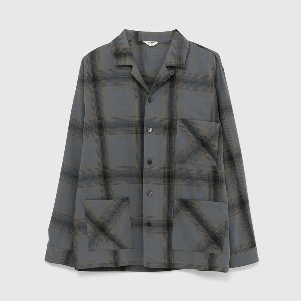 Pajama Shirt Jacket (2 Color)