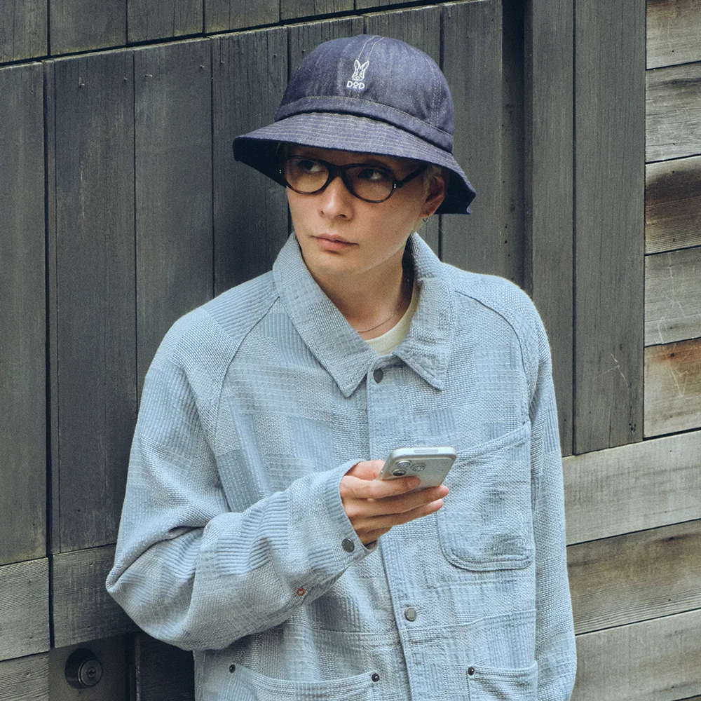 Work Cotton 牛仔 漁夫帽(INDIGO)
