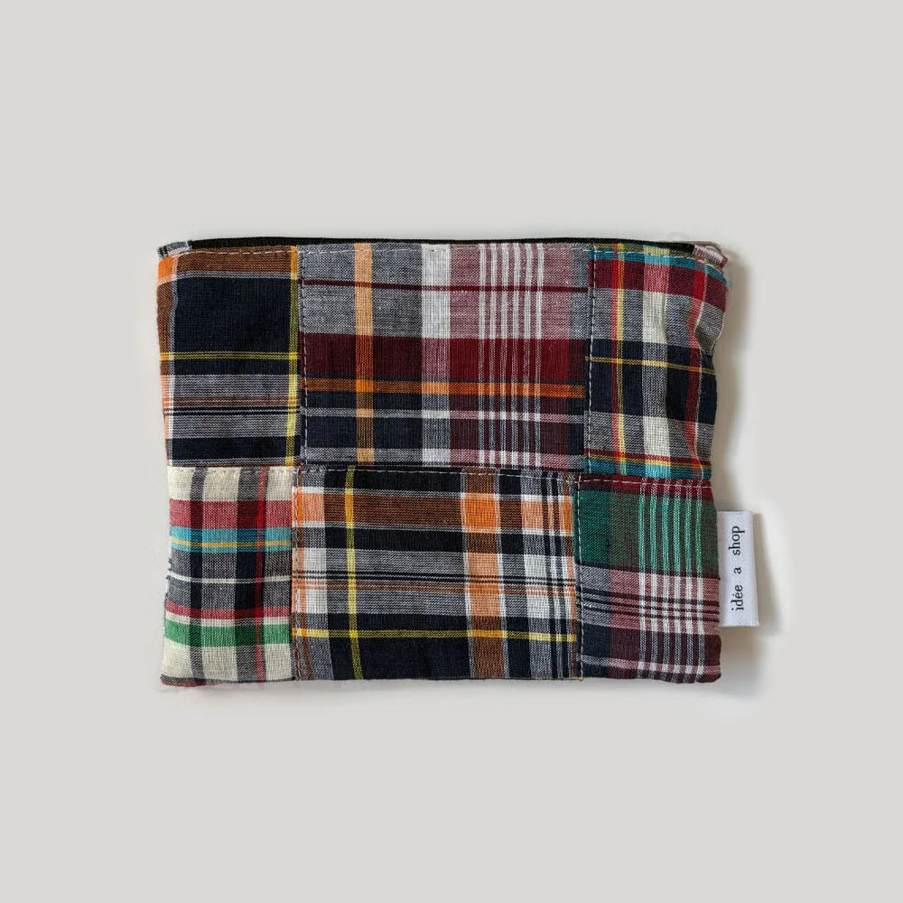 Patchwork Pocket Pouch / Navy 口袋 化妝袋
