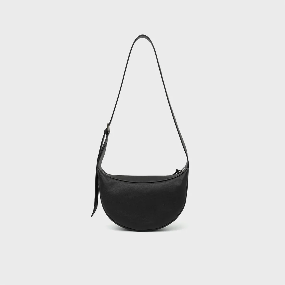 PERMANENT LEATHER BAG 05 BLACK