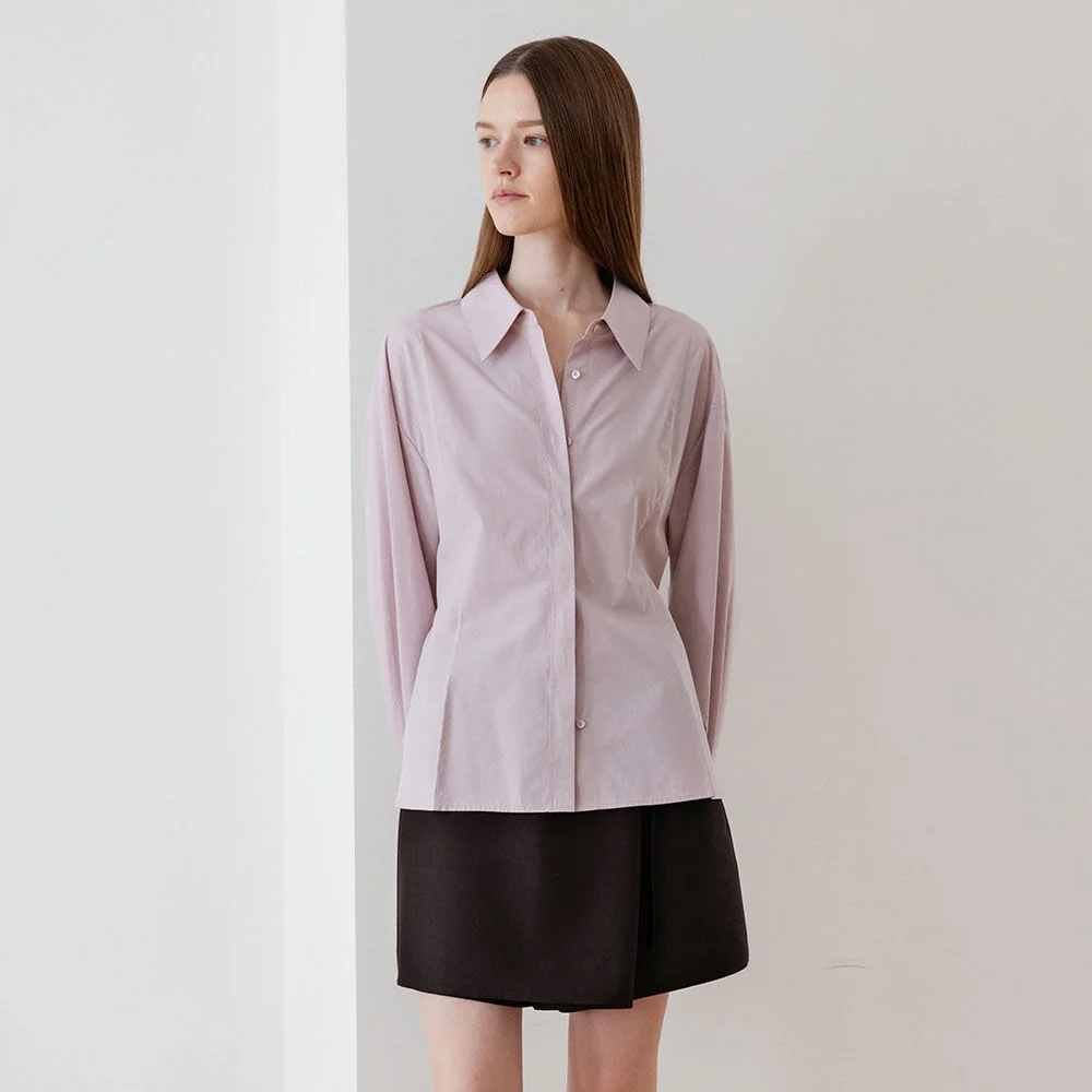 Slim-Fit String Solid Shirts SW5AB327-6H