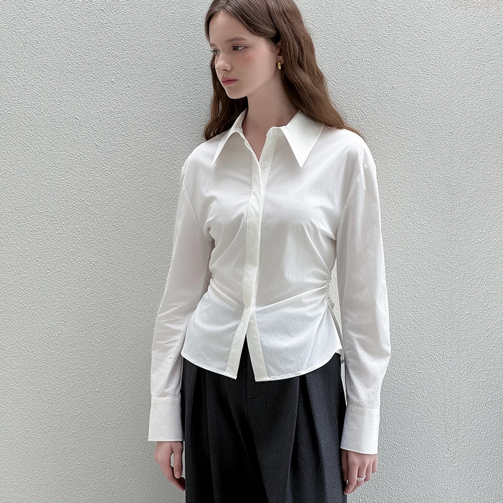 Senne Shirring White shirts