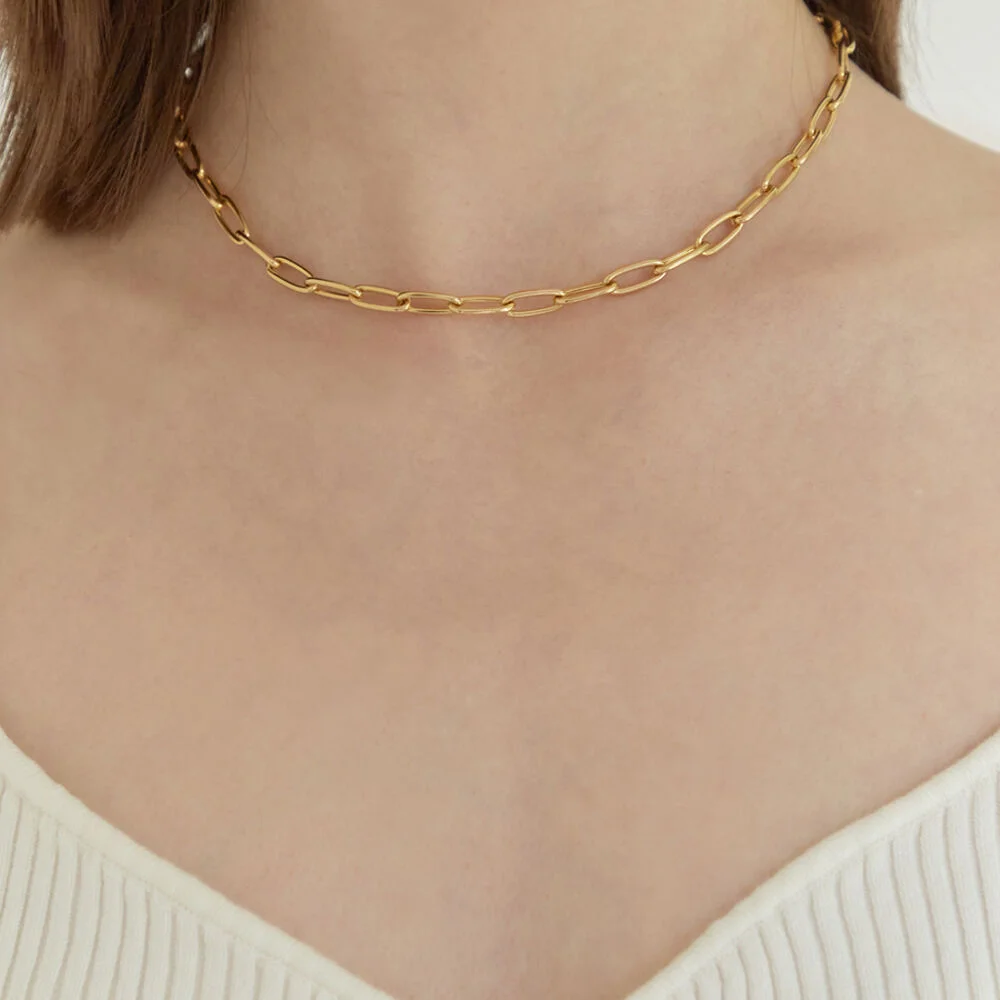 薛仁雅 著用 Simple Basic Chain Necklace
