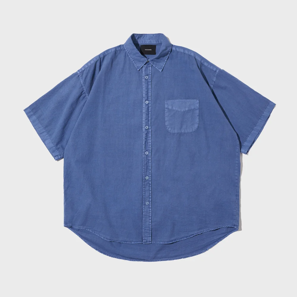 CB PIGMENT SHORT SLEEVE SHIRT (NAVY)