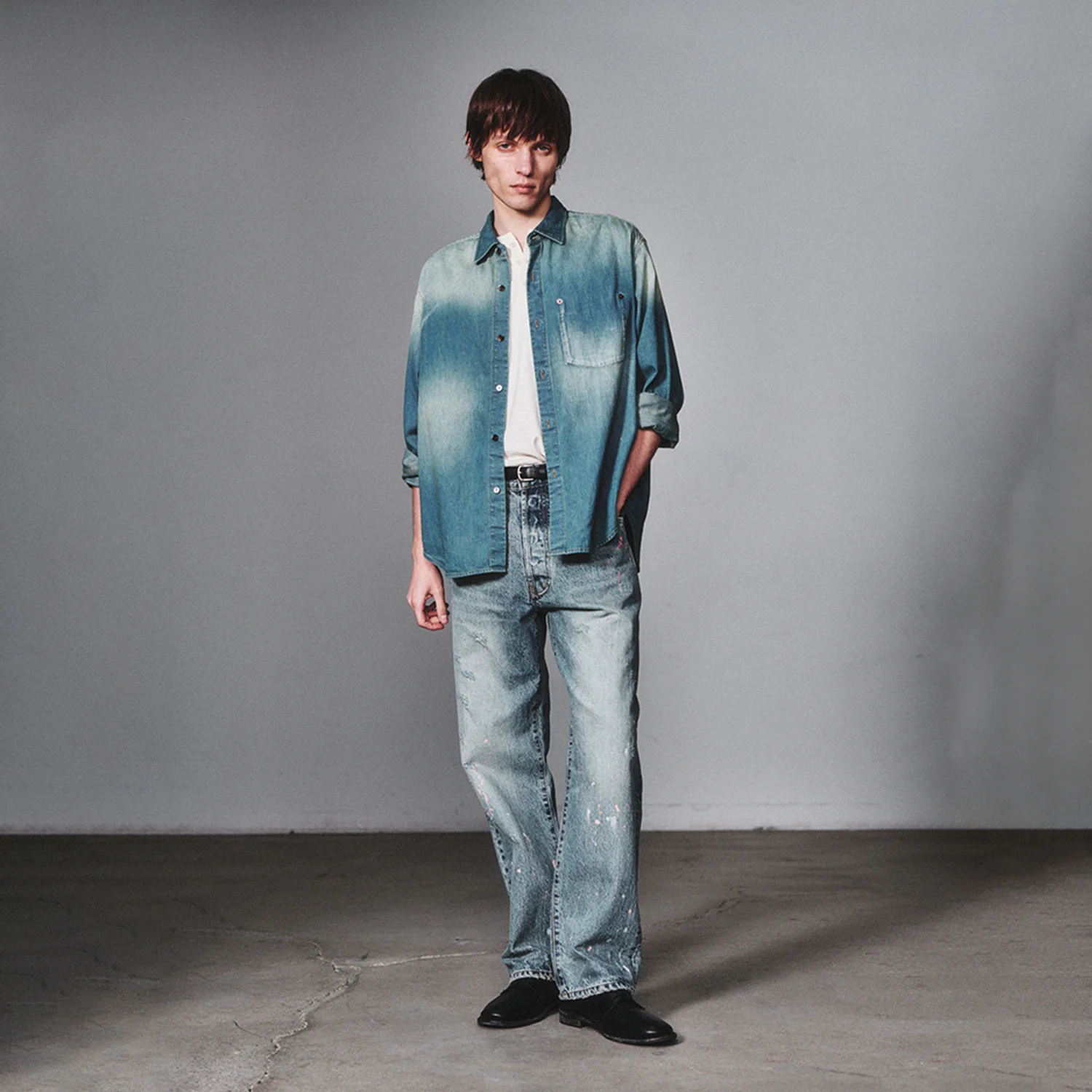 Vintage Denim Shirt_Light Blue