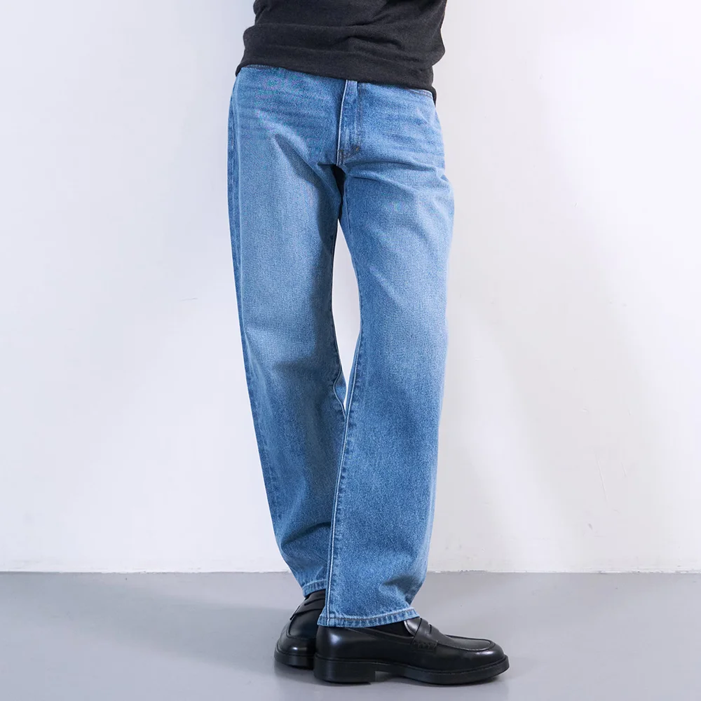 PLACJEANS MINIMAL O11 021 TAPERED MID BLUE