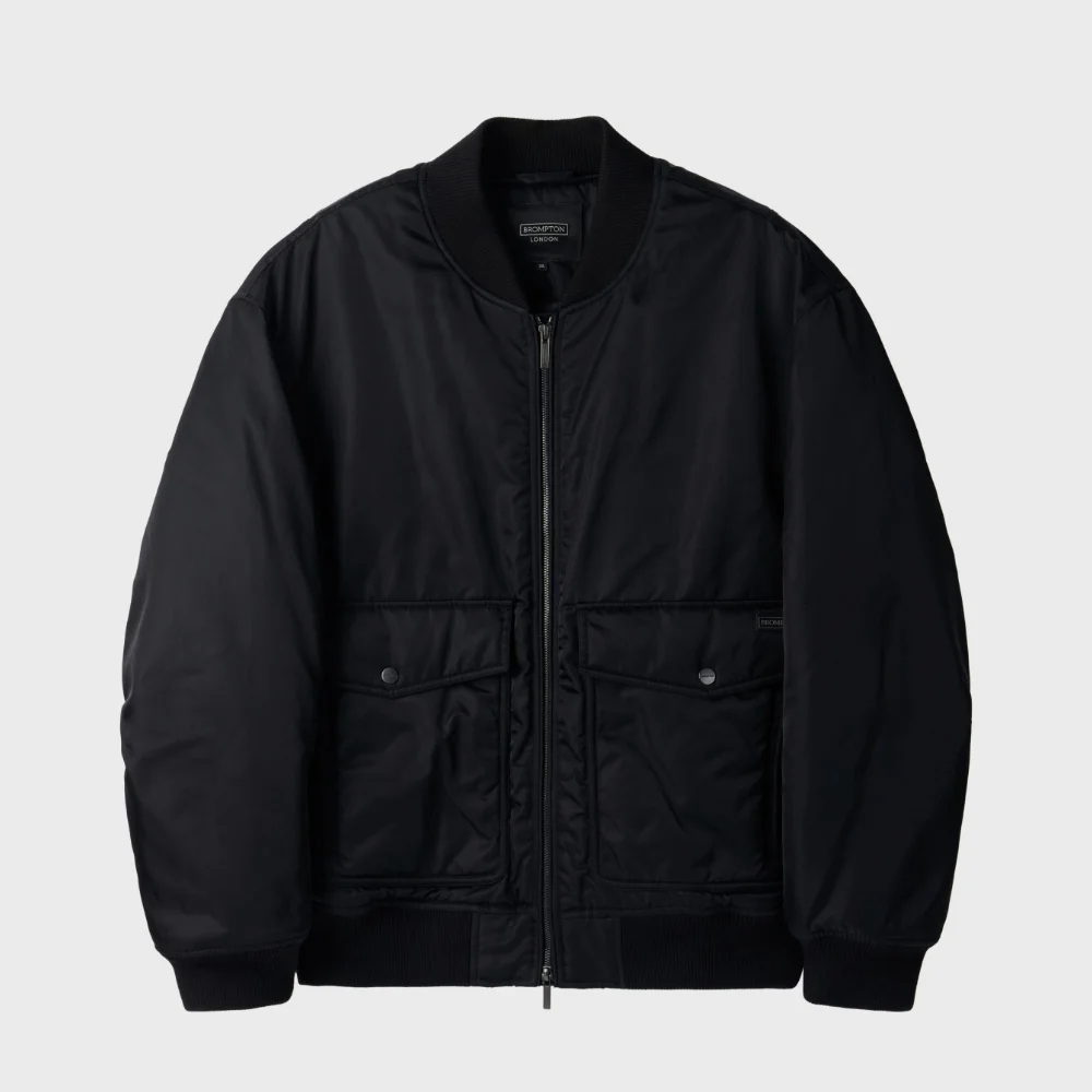 BOMBER PADDED JUMPER - BLACK (P254MPD134)