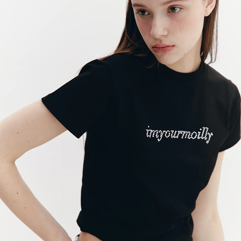 Crystal Hotfix T Black