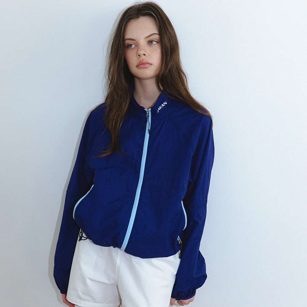 Airy wind breaker_cobalt blue