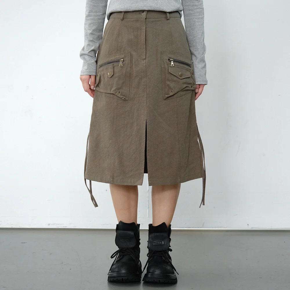2 pk skirt (khaki)