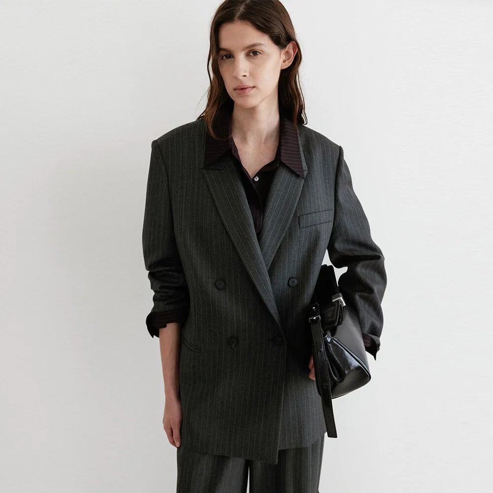 Double-Breasted Tailored Jacket SW5AJ321-GW