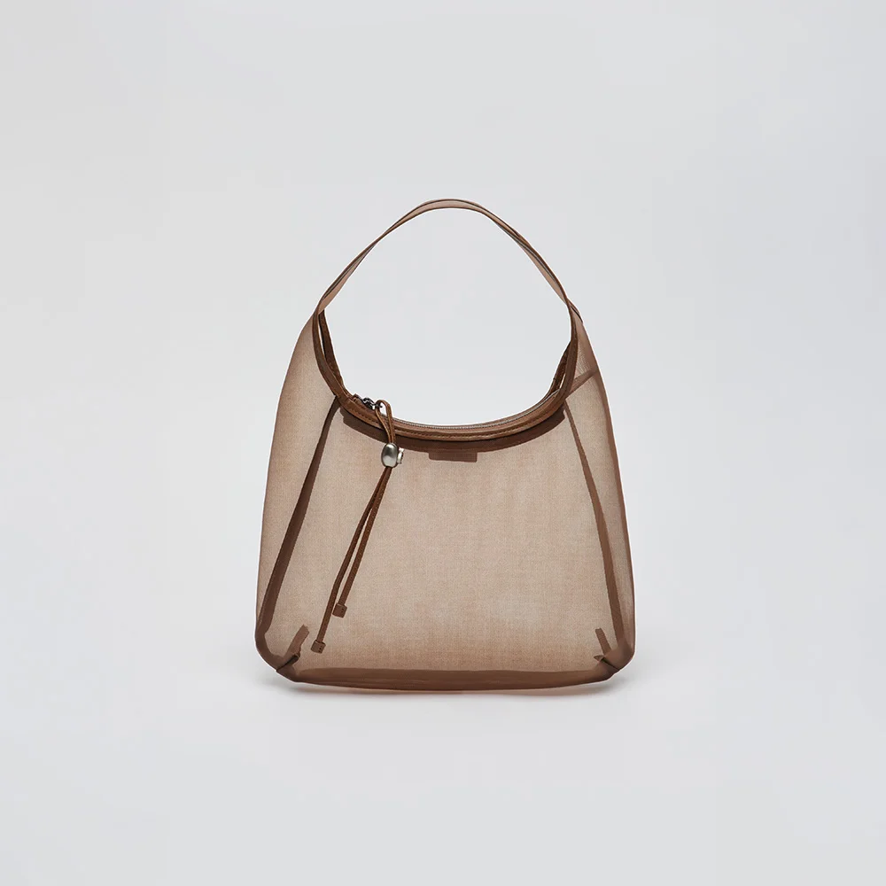 MIni luv basket bag(Mesh brown)