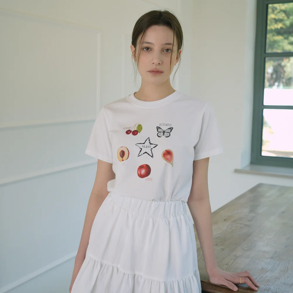 Fruity Artwork T-shirt (white)