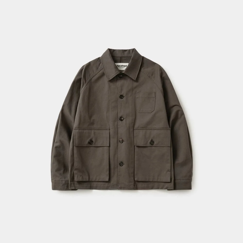 City Worker French Jacket (Ash Brown)
