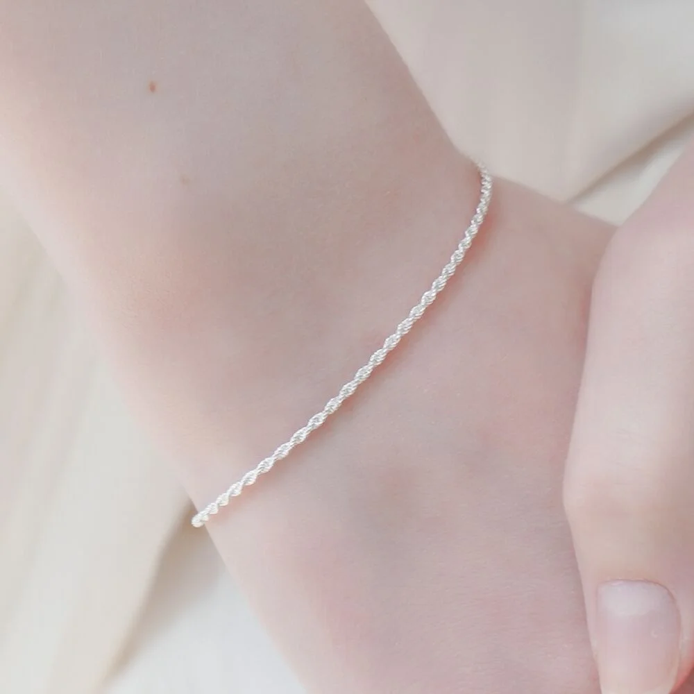 Gemma twist silver chain Bracelet Gemma 扭結 鏈條 銀色 925 日常 手鏈