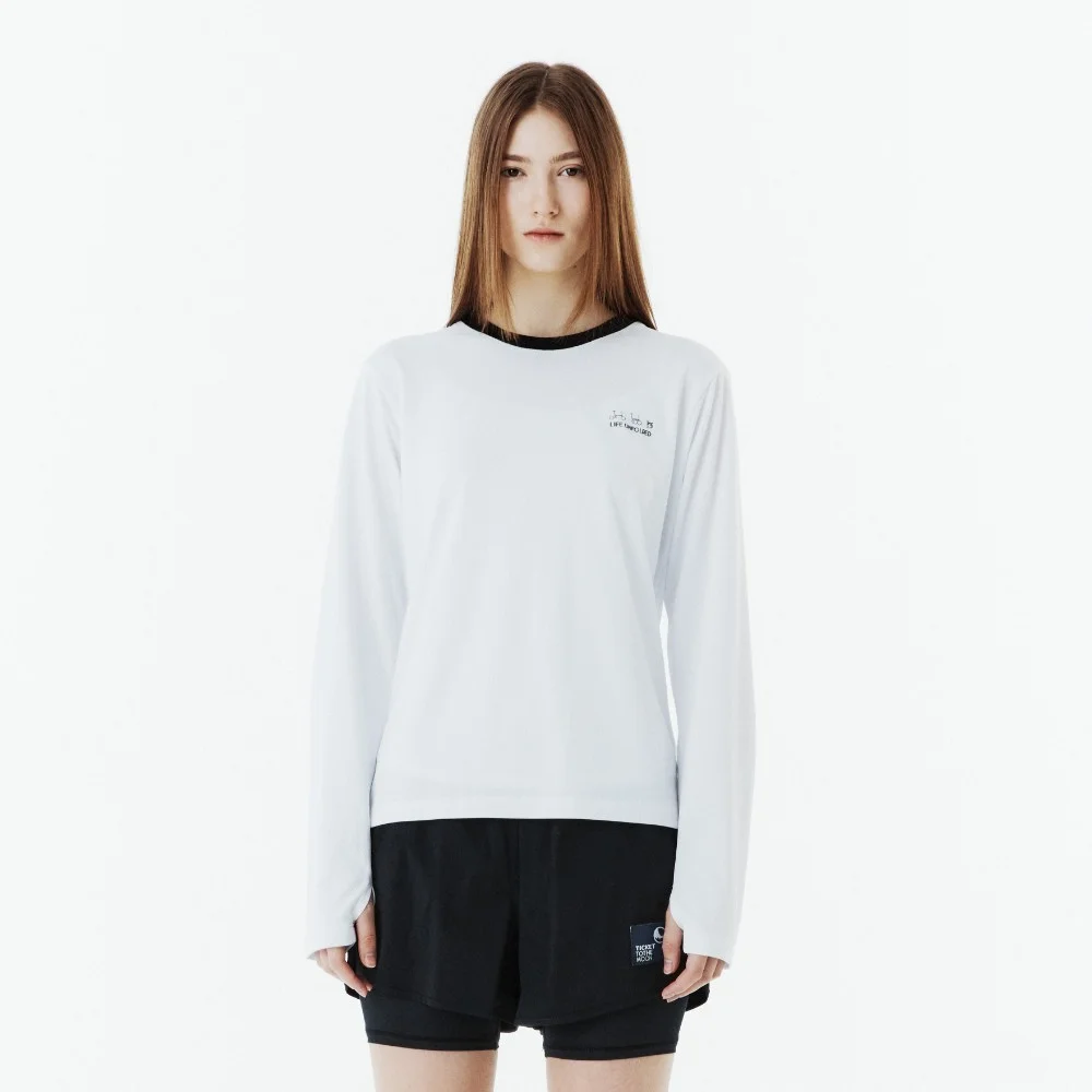 W MESH GRAPHIC T-SHIRT - WHITE (P263WTS105)