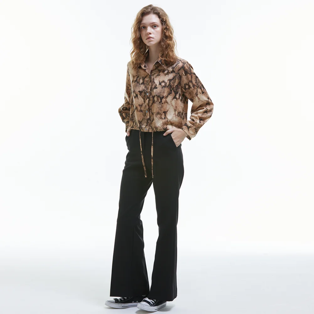 Fleece Boot Cut Slacks