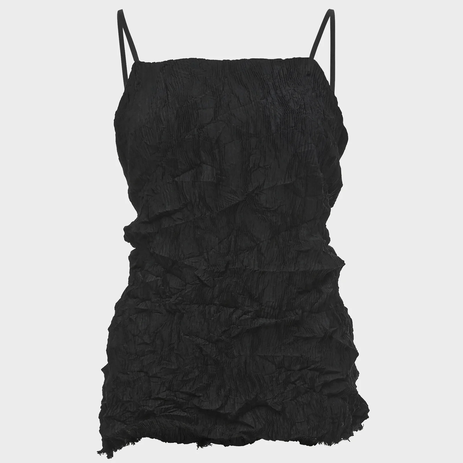 Organic Wrinkle Sleeveless (FL-179_Black)