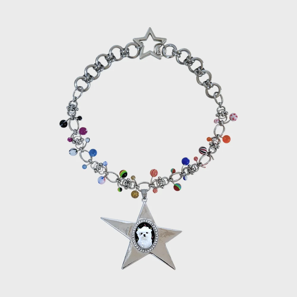 You are my star with piercing necklace
