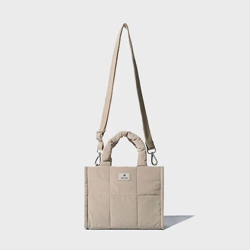 羽絨外套 迷你 手提袋 Beige (S22WURBG03)