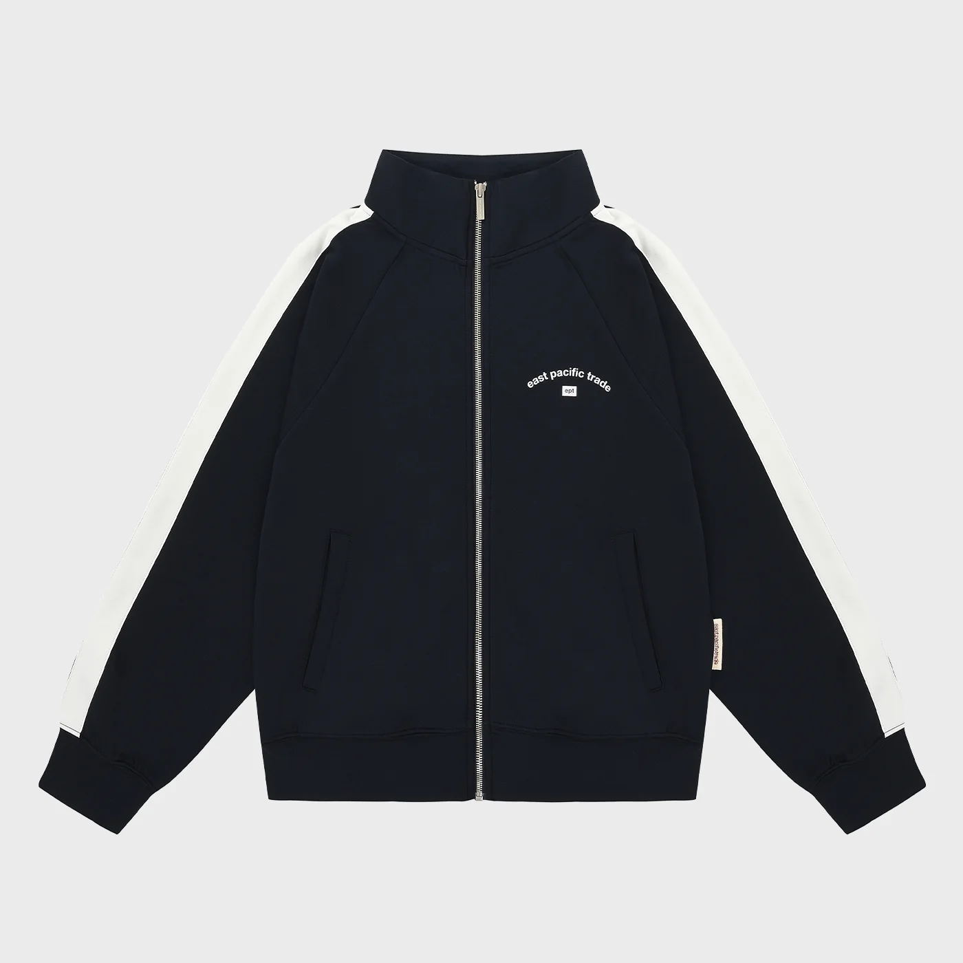 ARCH LOGO JERSEY ZIPUP (NAVY)