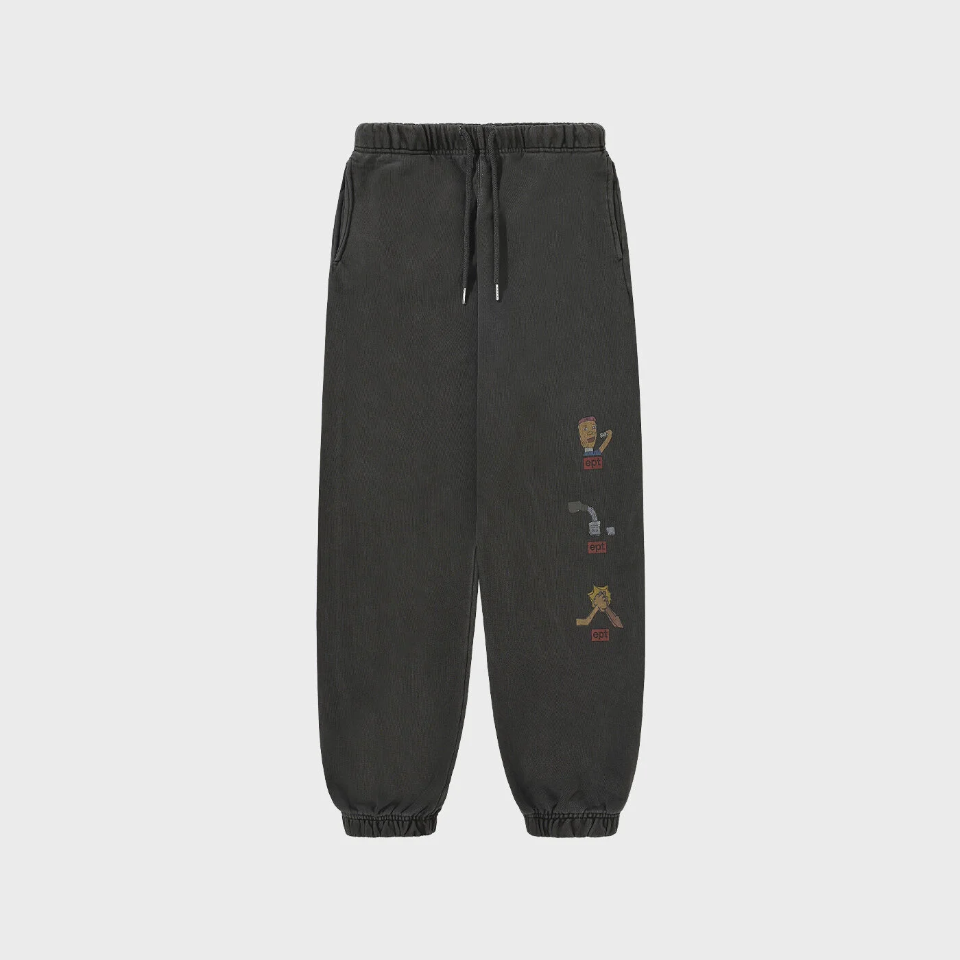 BBQ PIGMENT SWEAT PANT (CHARCOAL)