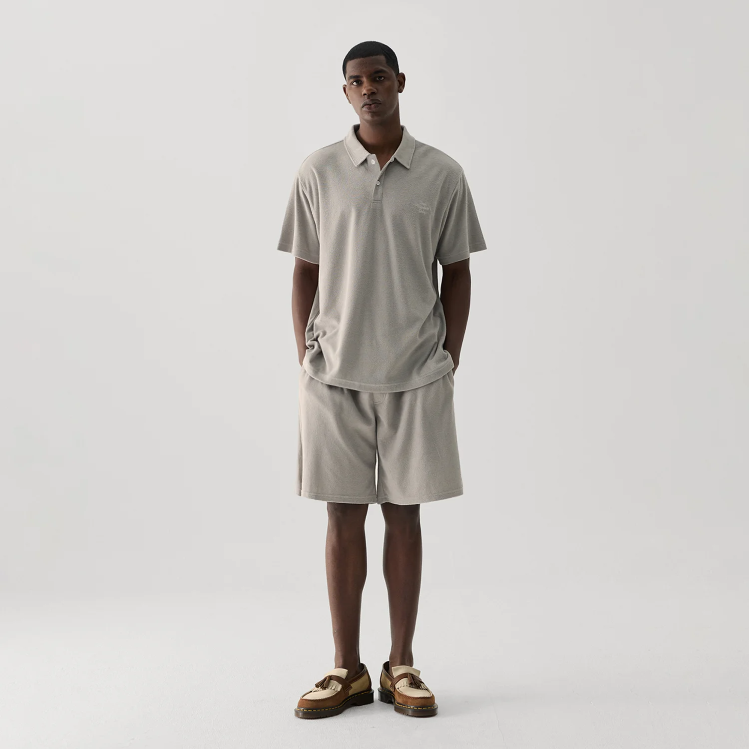 ALLDAY TERRY SET UP GRAY