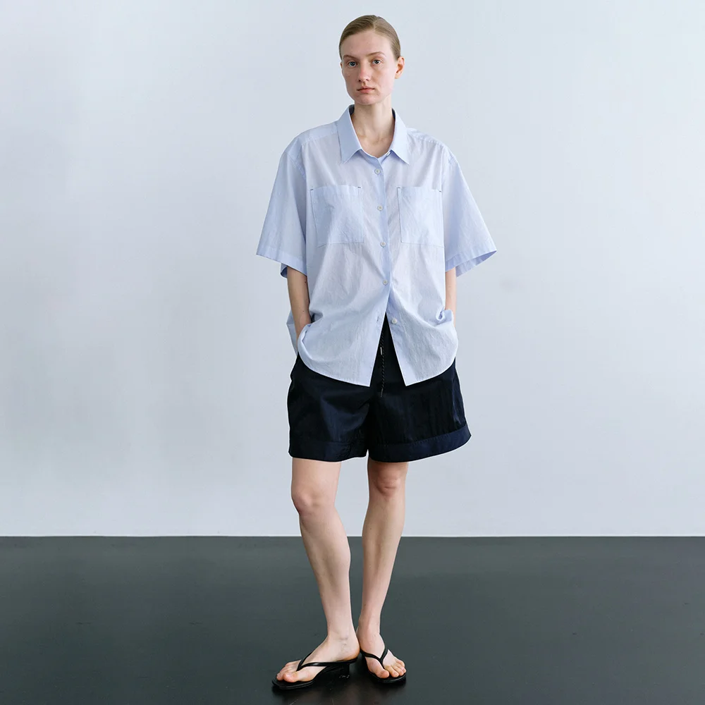 Bay Relaxed Shorts in Navy