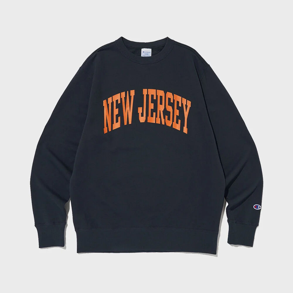 新澤西 CVC 圓領 衛衣 Normal Navy