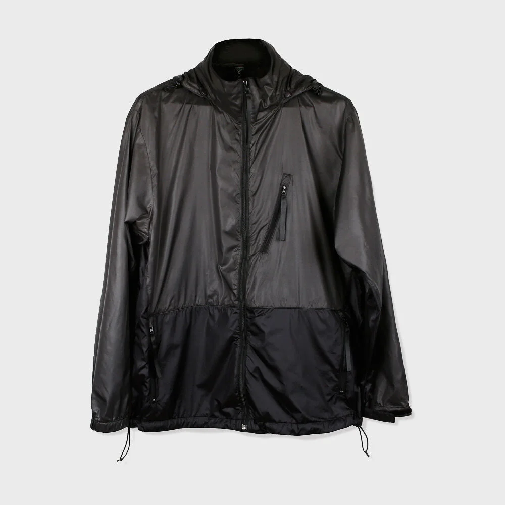 摩羯座 可收納 山系 淺 外套 (BLACK/GRAY)