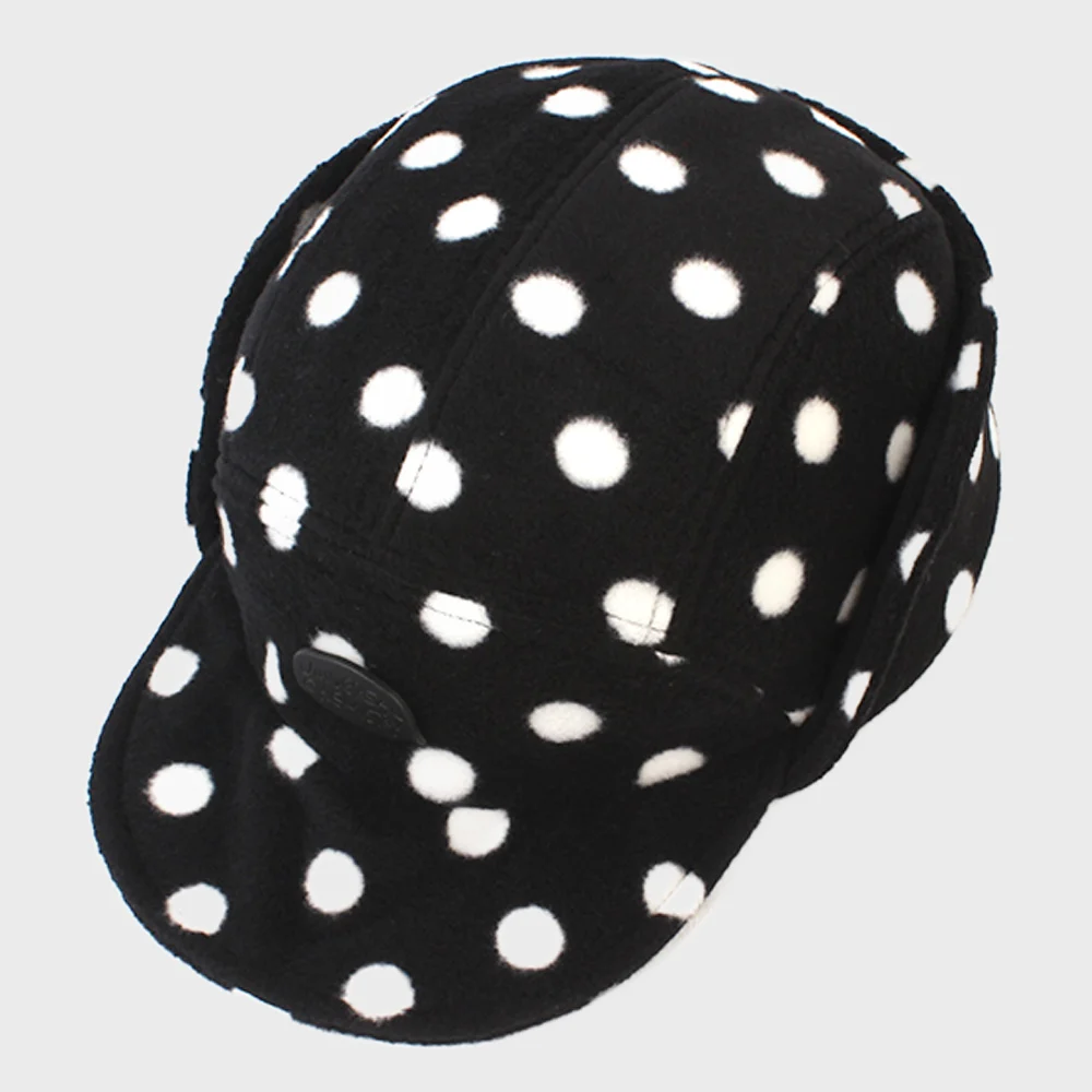 Fleece Dot Half Earflap Cap 護耳帽