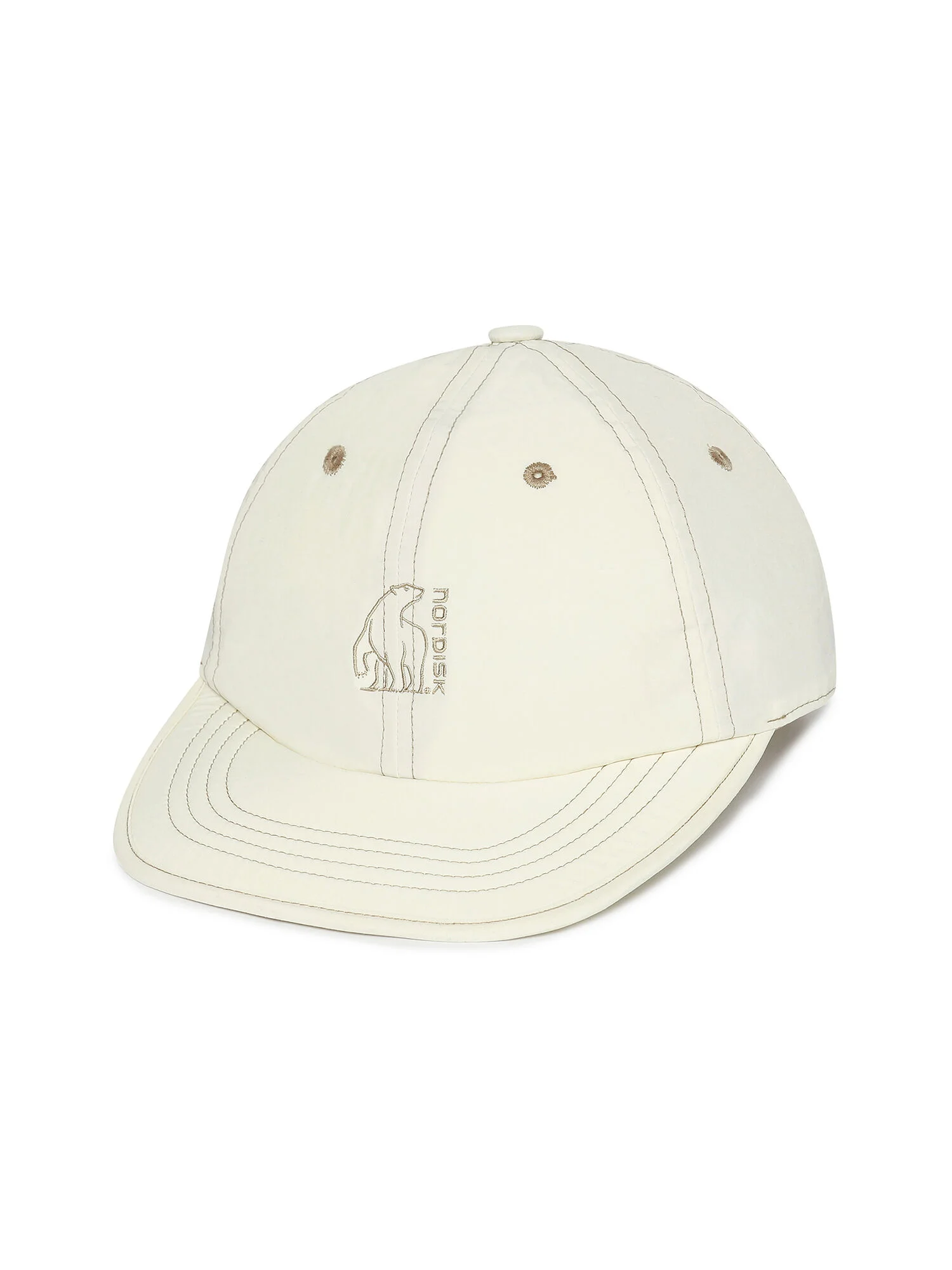 梭織 棒球帽_Off White_OWS25C08W3