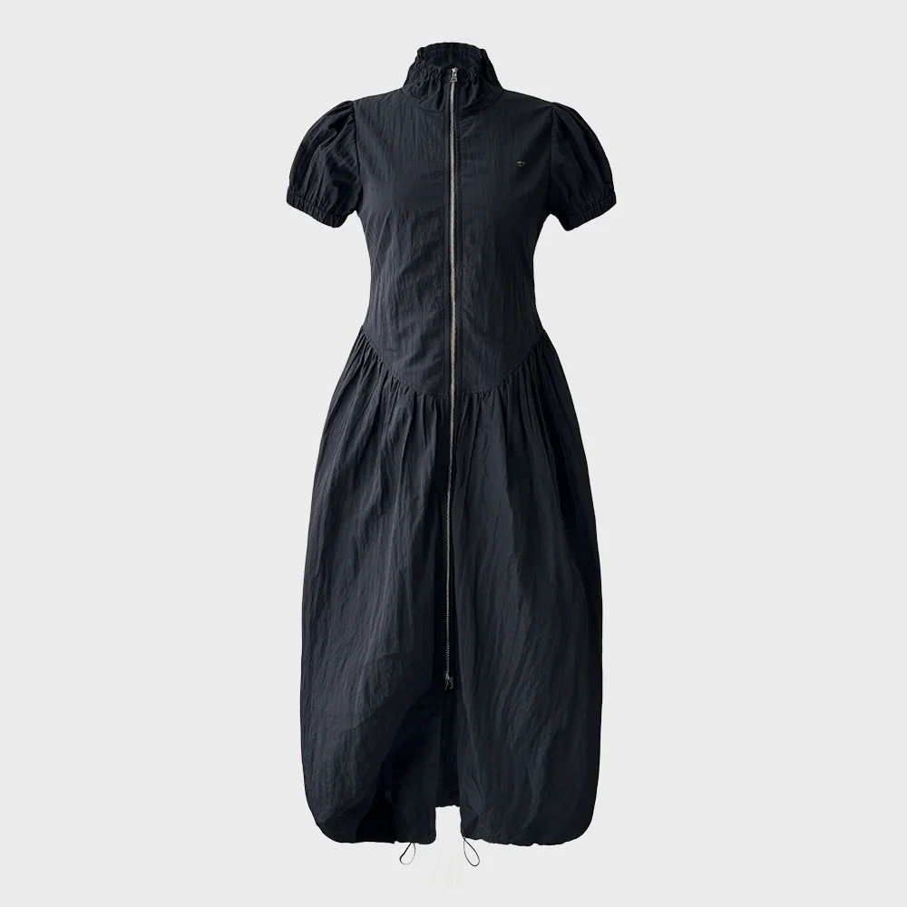 Yucca Nylon Dress (Black)