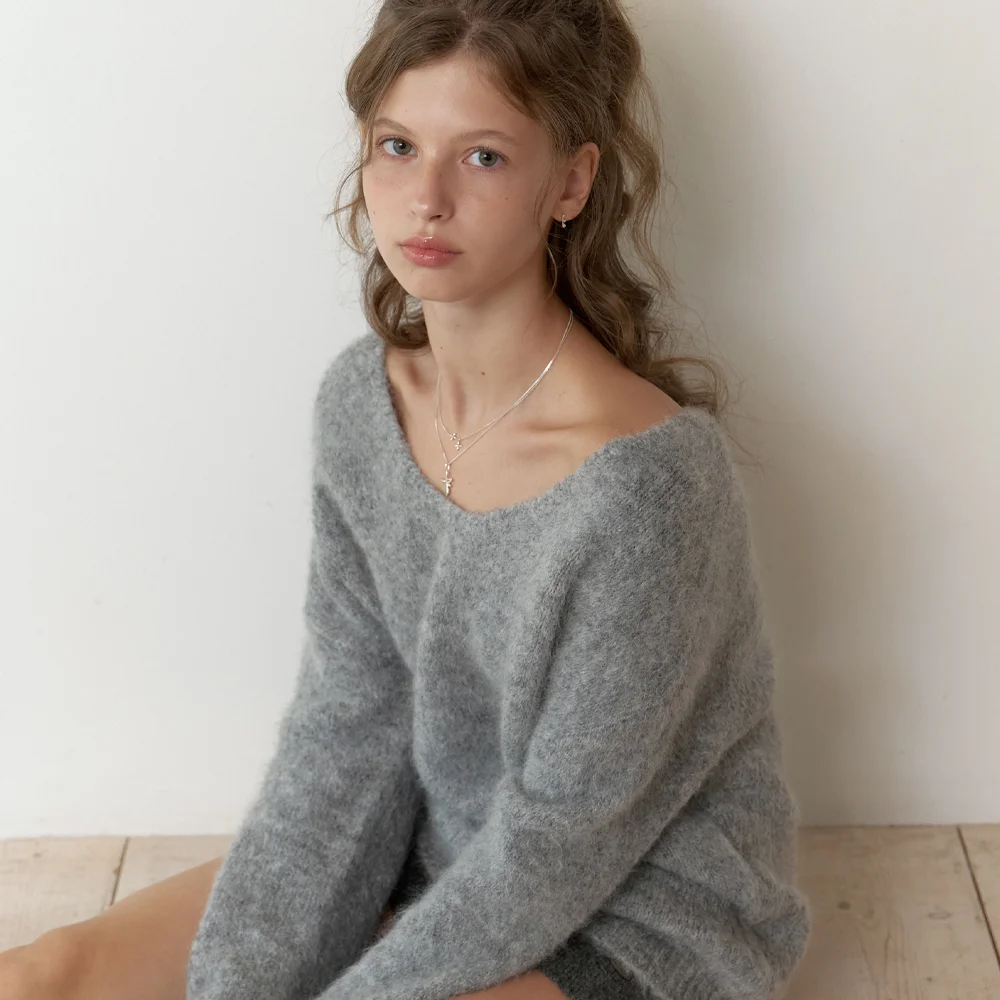 Bubb overfit v knit (gray)