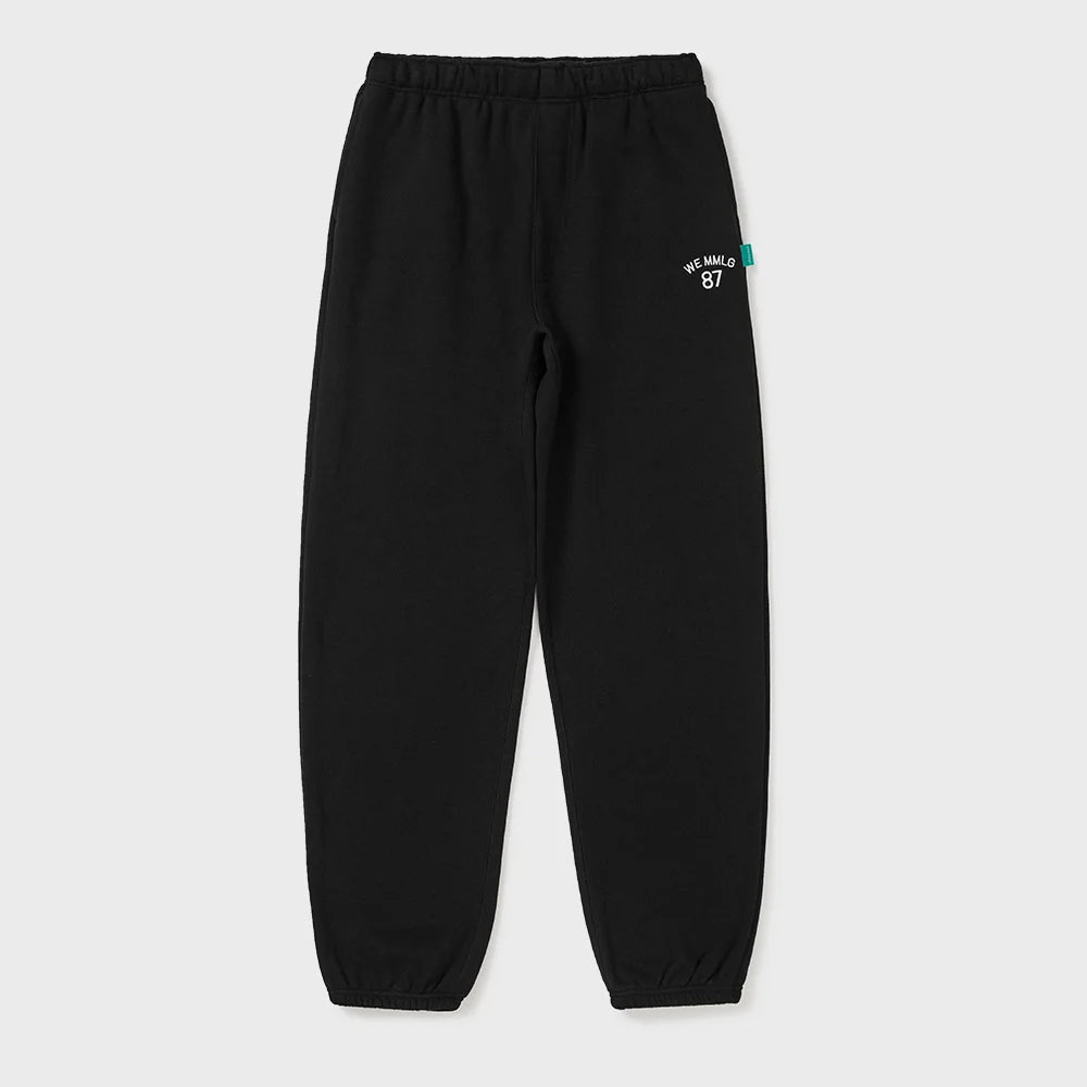 WE REGULAR SWEAT PANTS (EVERY BLACK)